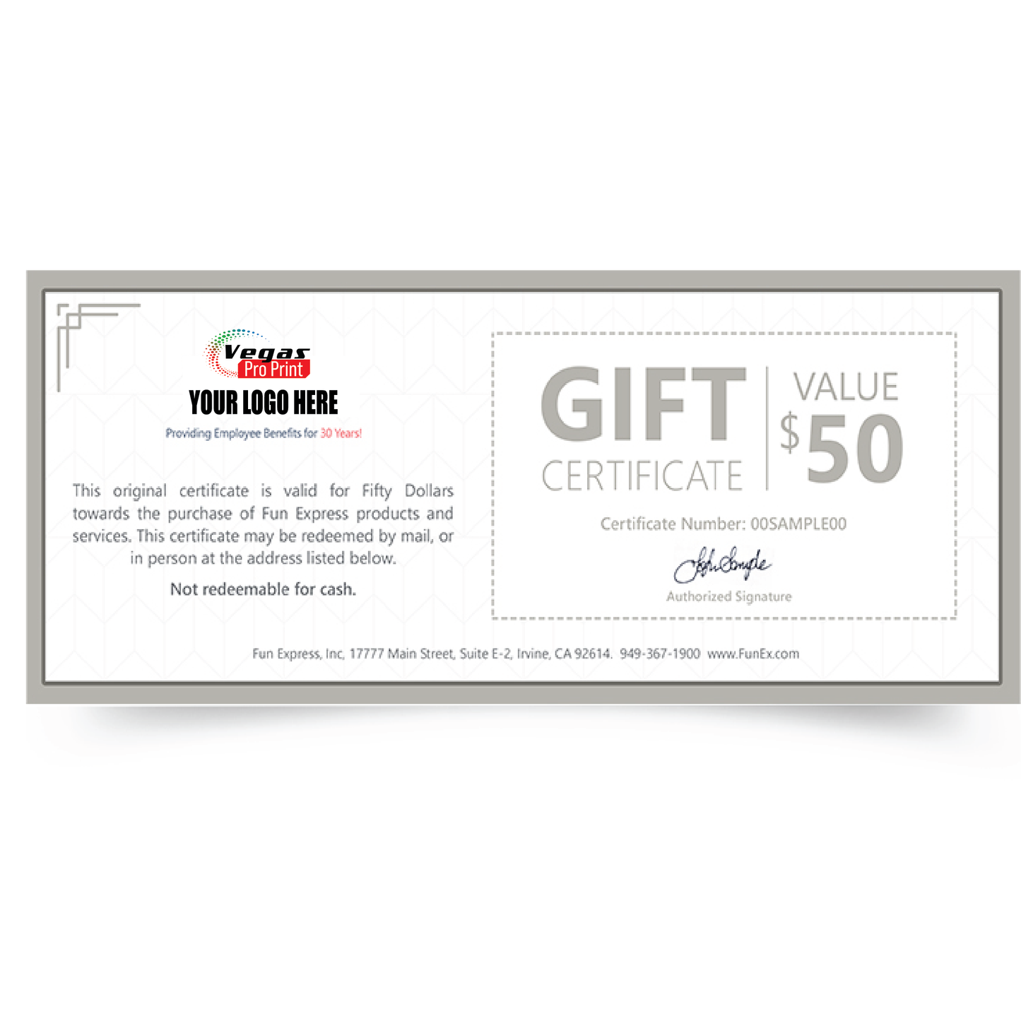 Gift Certificates